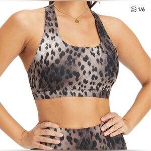 Leopard Print Sports Bra